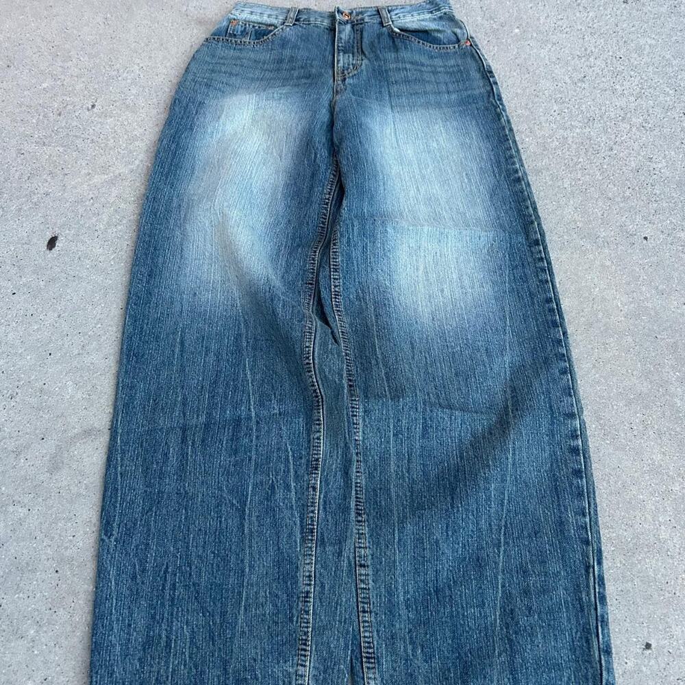 Vintage baggy bootcut acid wash